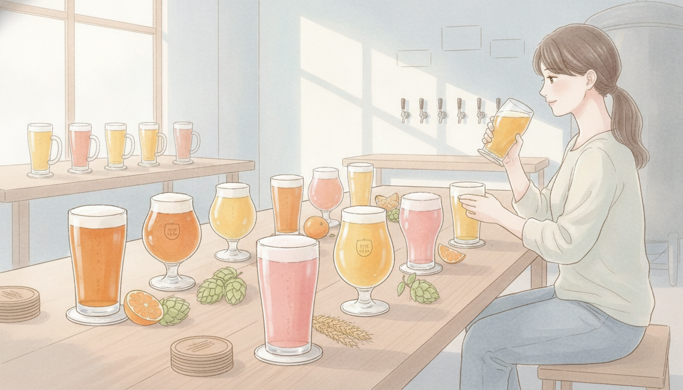 定番ビールと季節限定の新作ラインナップ