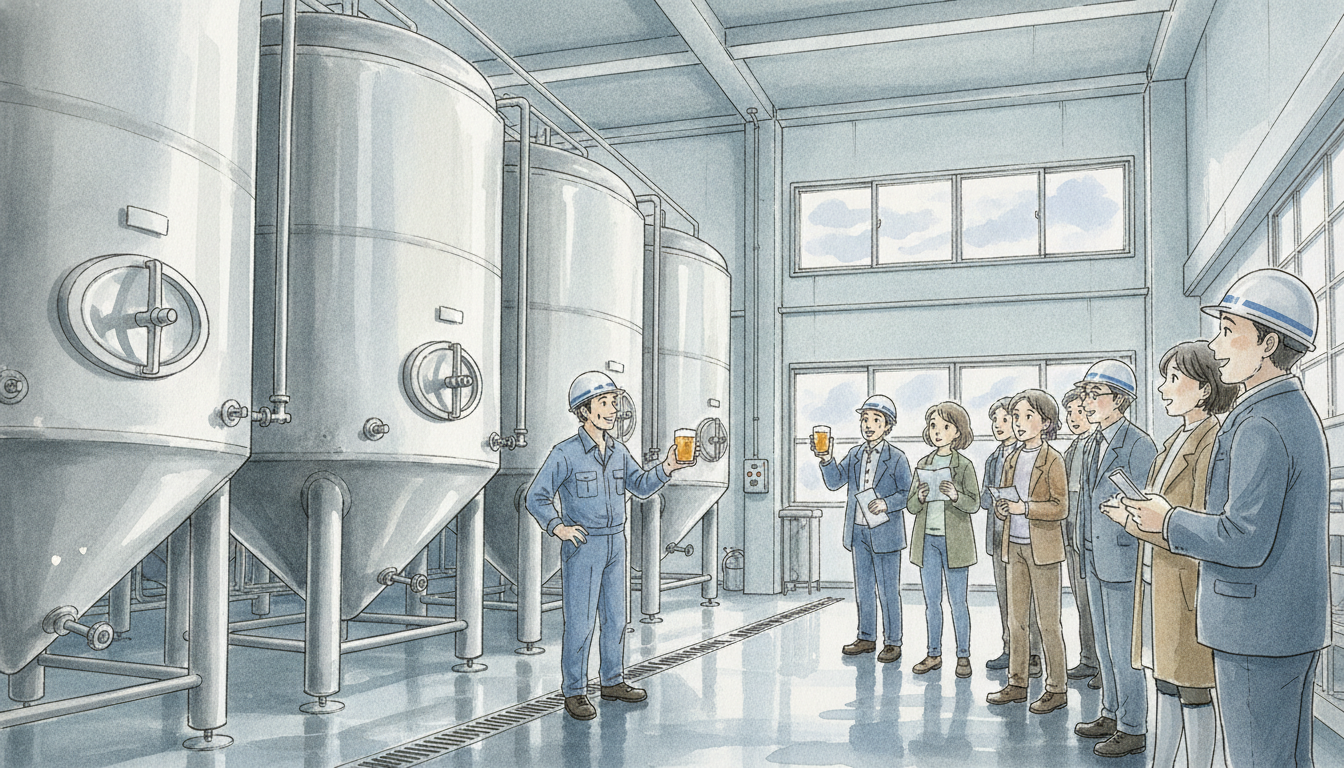 ビール工場見学の費用と所要時間の比較