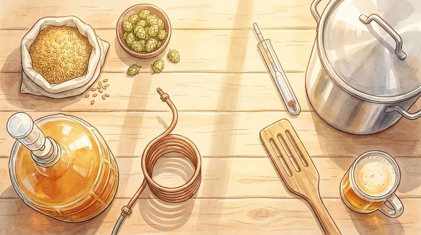 自家醸造ビールの作り方｜初心者向け手順と費用を徹底解説
